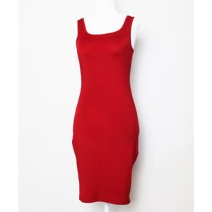 Basic Bodycon Red Dress